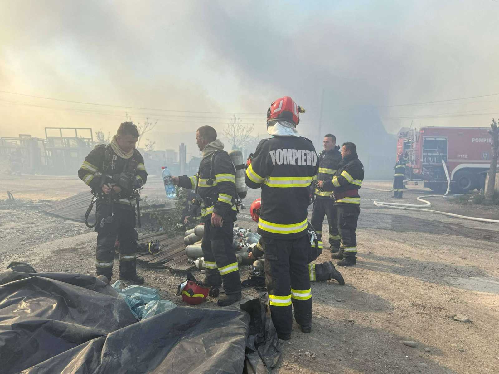 Nagy erőkkel vonultak a helyszínre | Fotók: ISU Maros megye
