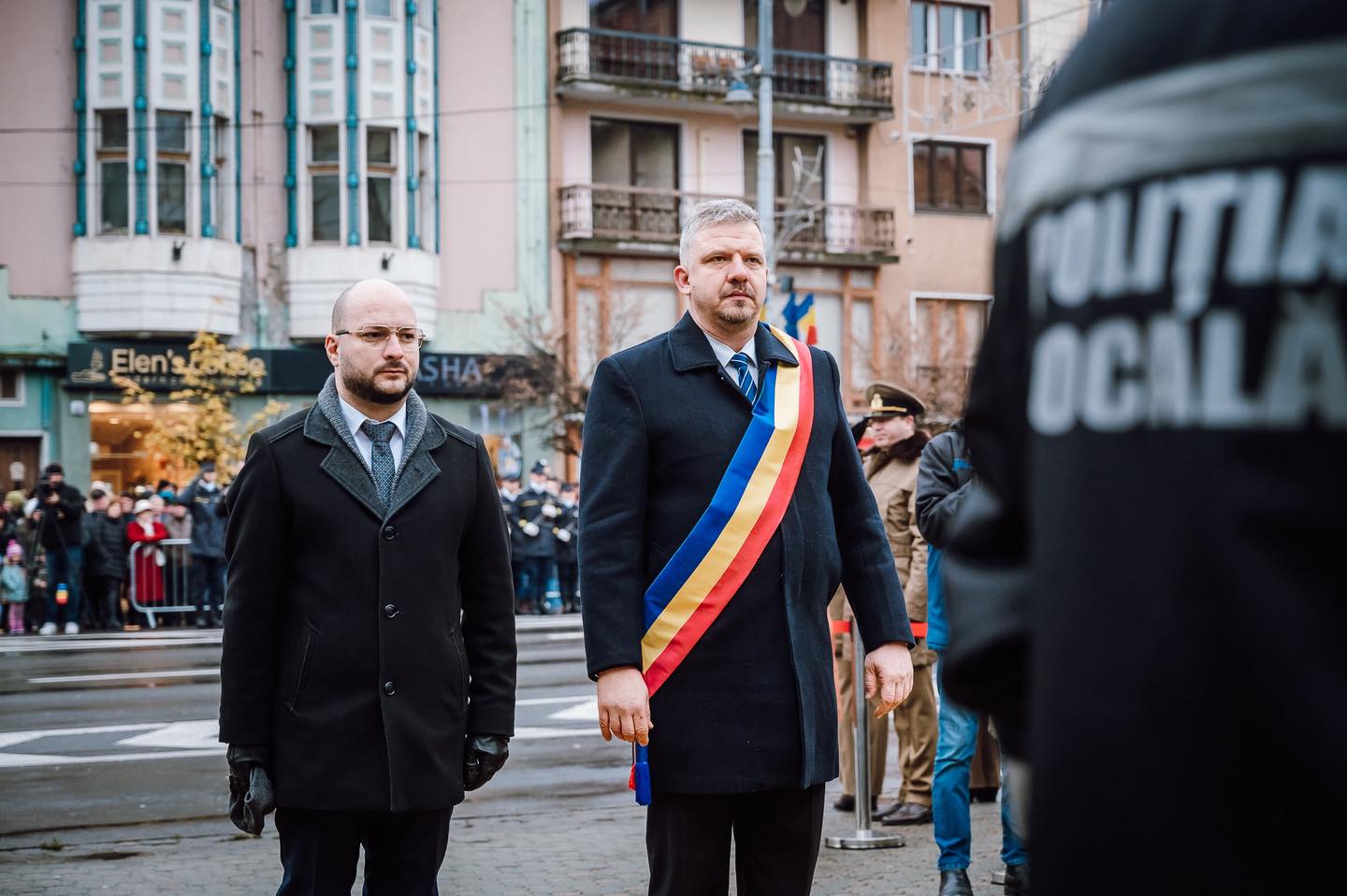 Kovács Mihály Levente alpolgármester és Soós Zoltán polgármester | Fotó: Marosvásárhely Polgármesteri Hivatala