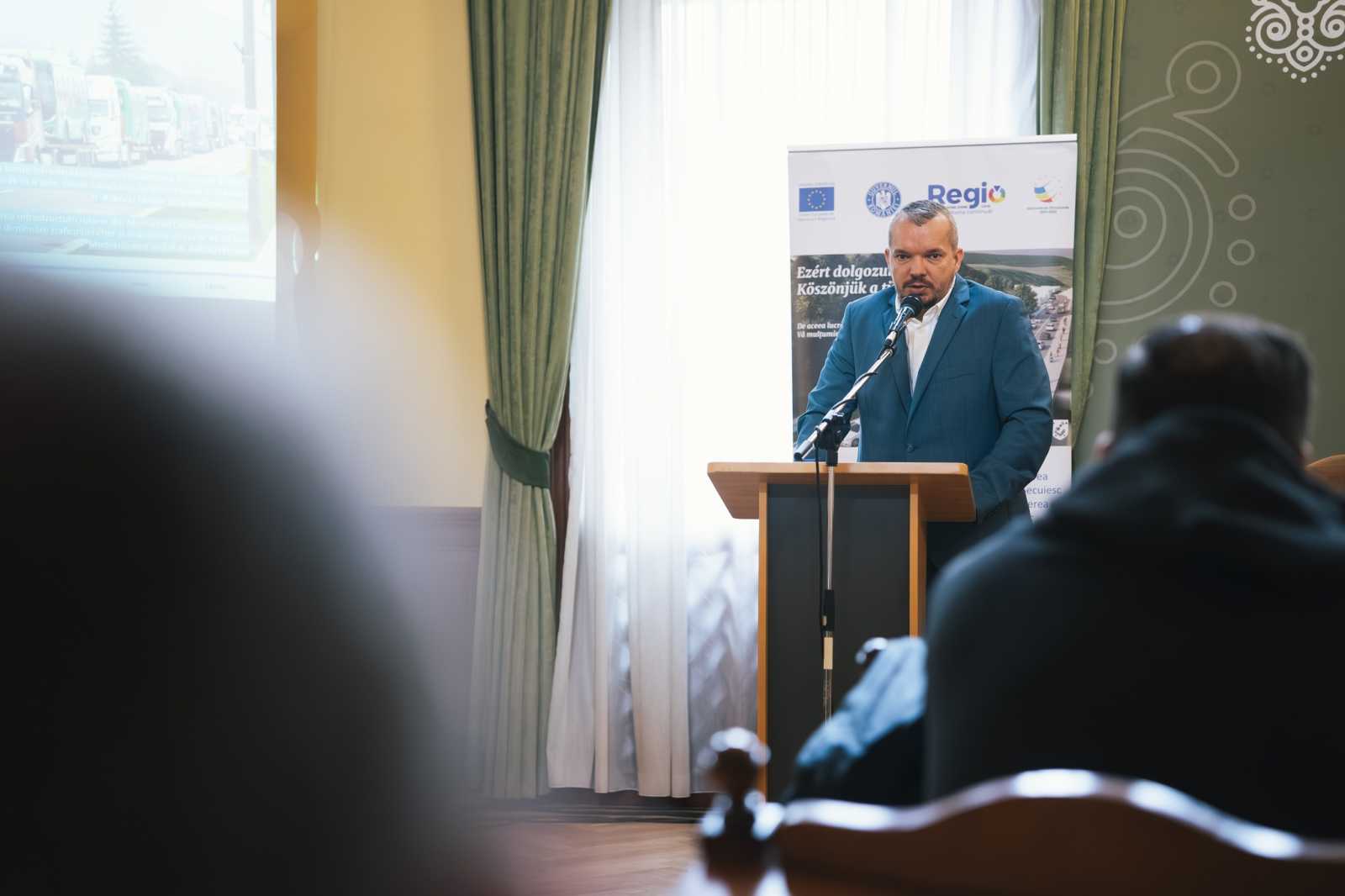 Szakács-Paál István sikerprojektnek nevezte a beruházást. | Fotó forrása: udvarhely.ro