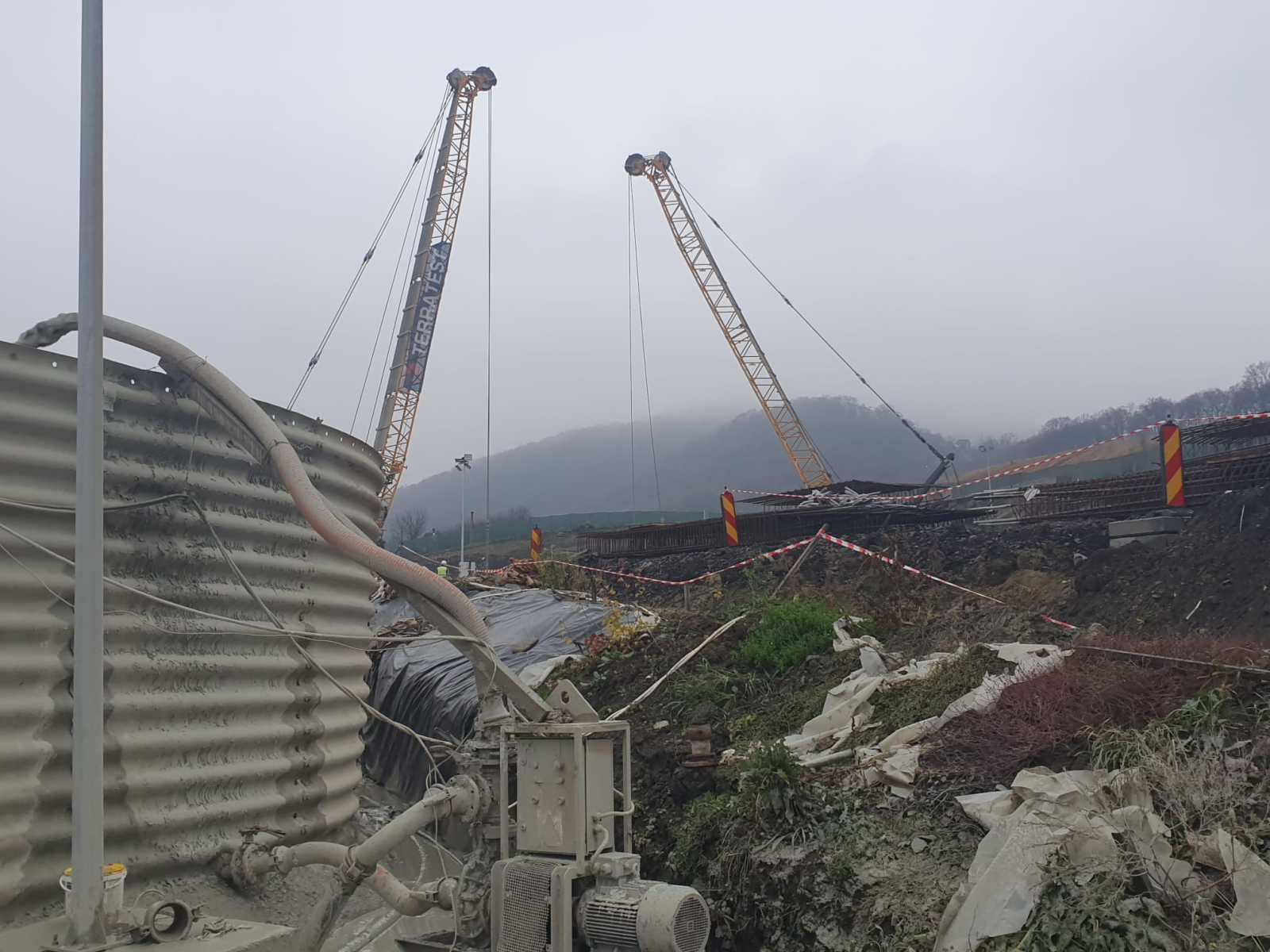 Nincs nagy nyüzsgés az építőtelepen | A szerző felvétele