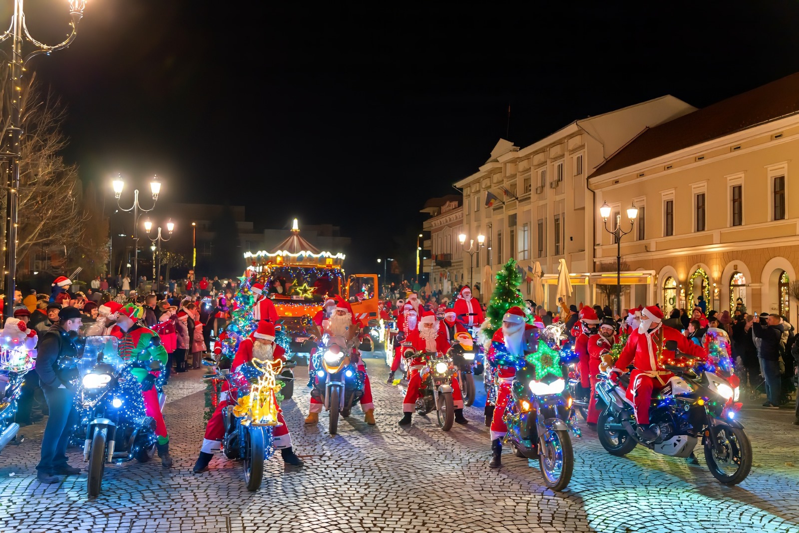 A gyerekek nagyon várják a motoros Mikulásokat | Fotó: Sepsiszentgyörgy önkormányzata