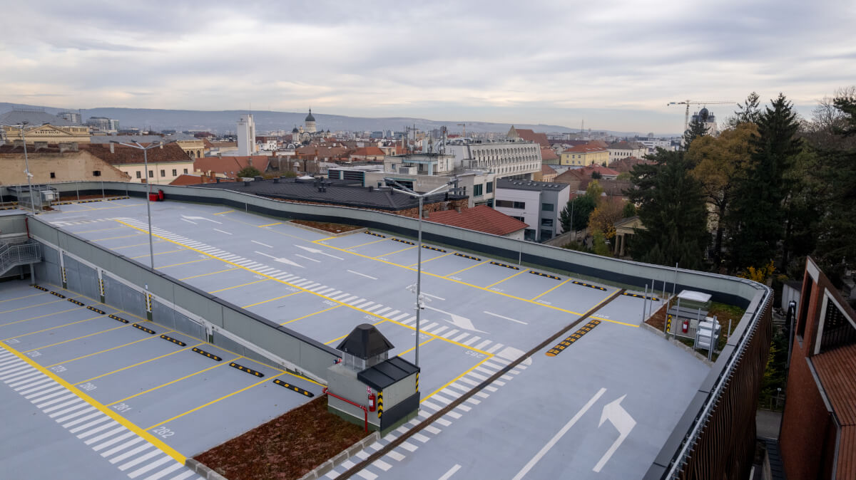 Még a tető is kihasználható.