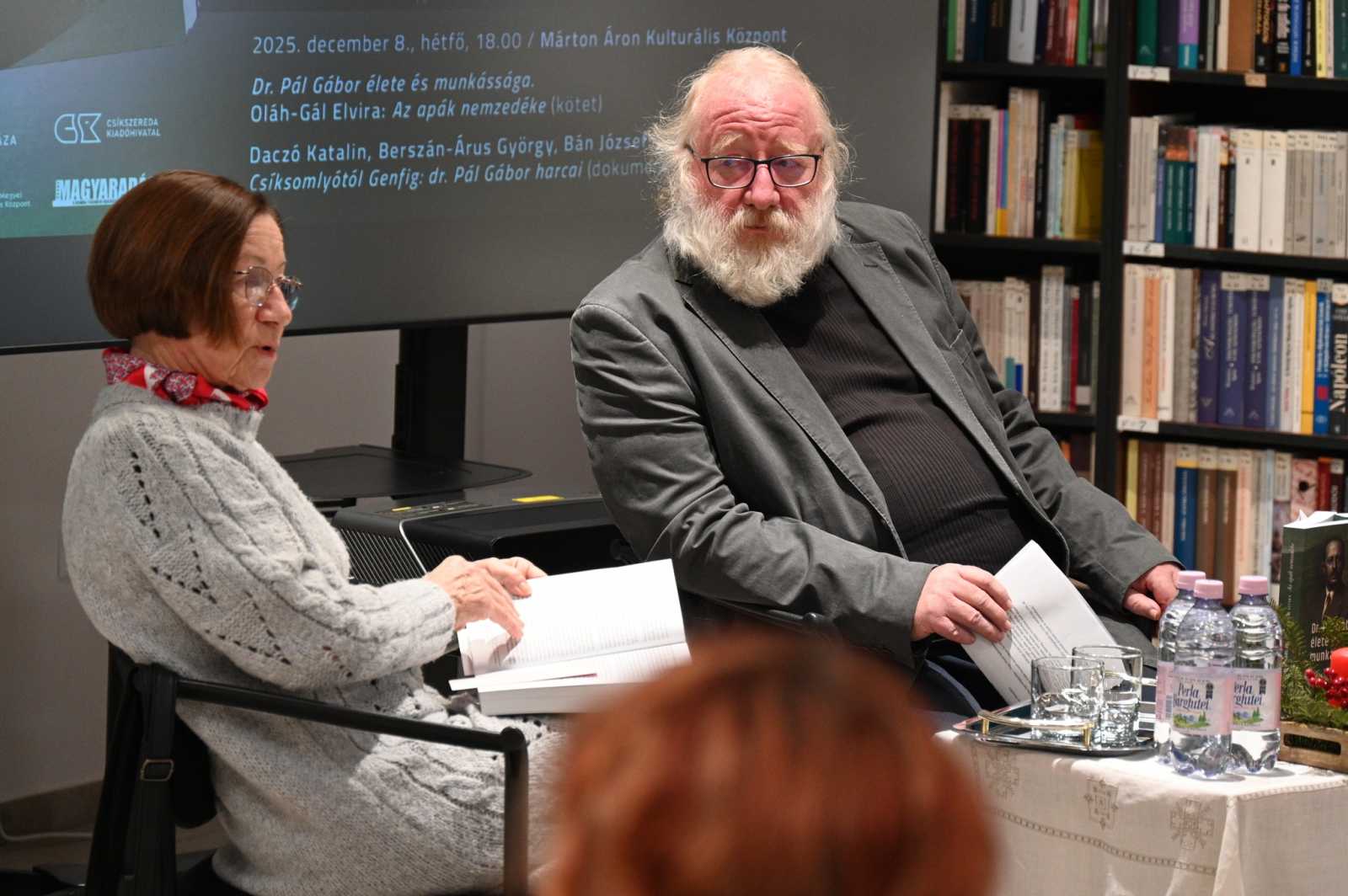 Oláh-Gál Elvira és Sarány István.