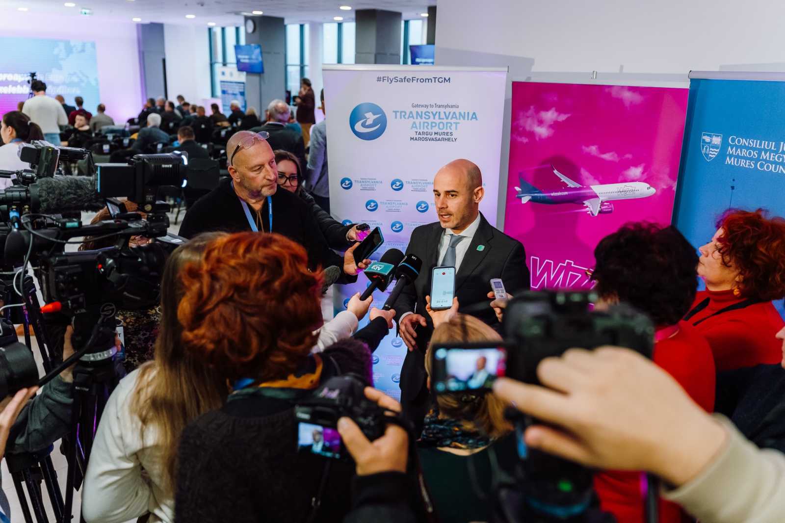 Radó András a Wizz Air légitársaság kommunikációs igazgatója | Fotó: Csibi Attila Zoltán Facebook oldala