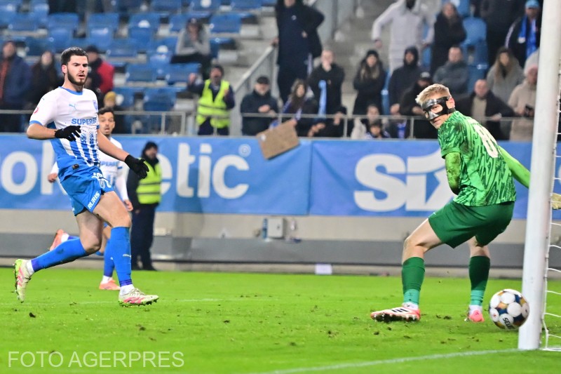 Hindrich Ottó fenomenálisan védett a Craiovai Universitatea ellen | Fotó: Agerpres