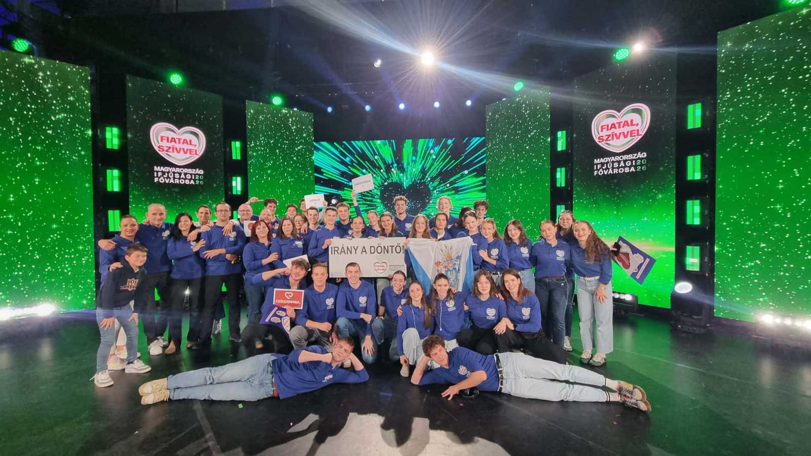 A döntőbe jutott Csíkszereda-Gödöllő páros csapata. | Fotó: Gödöllő városháza