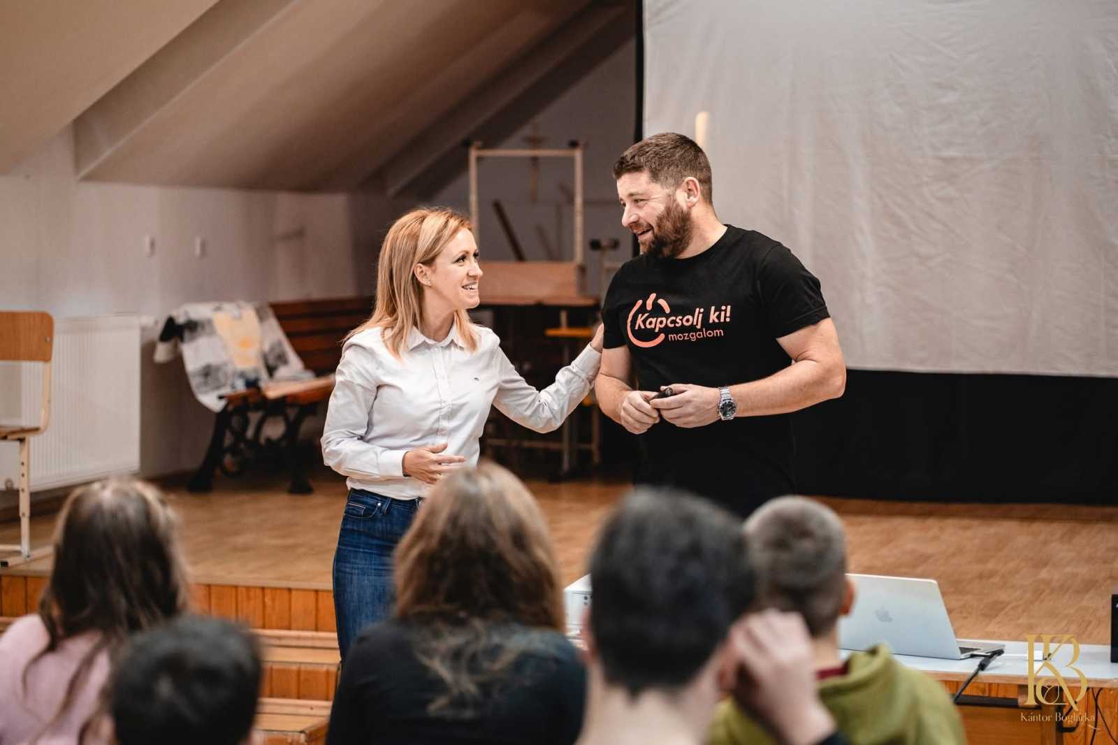 Kántor Boglárka és Pöltl Ákos.