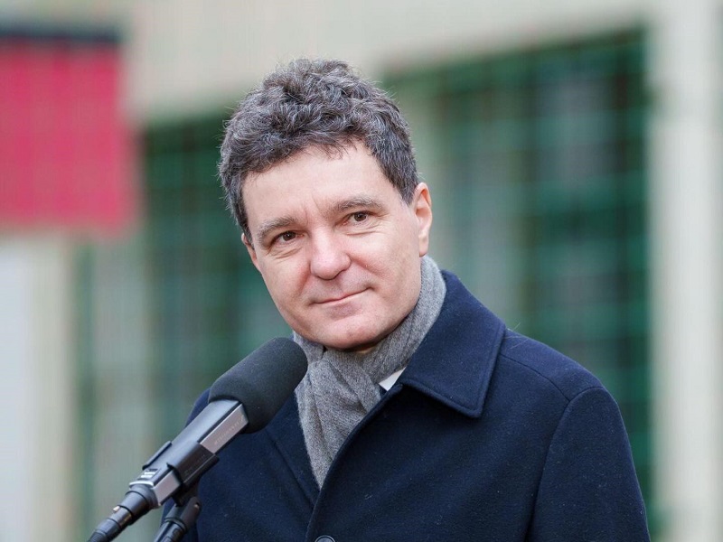 Franciaországban nyilatkozott | Fotó: Nicușor Dan Facebook oldala