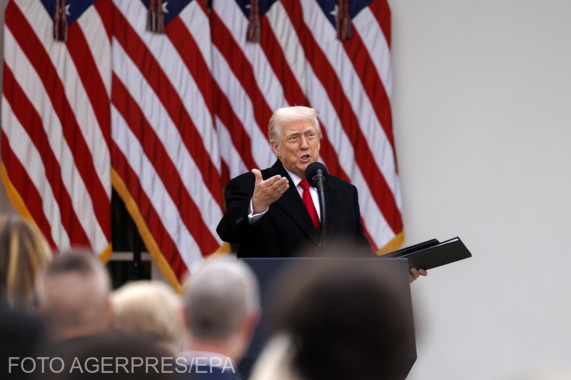 Trump szerint a megállapodás során bonyodalmat jelent a területek cseréjének kérdése Fotó: Agerpres