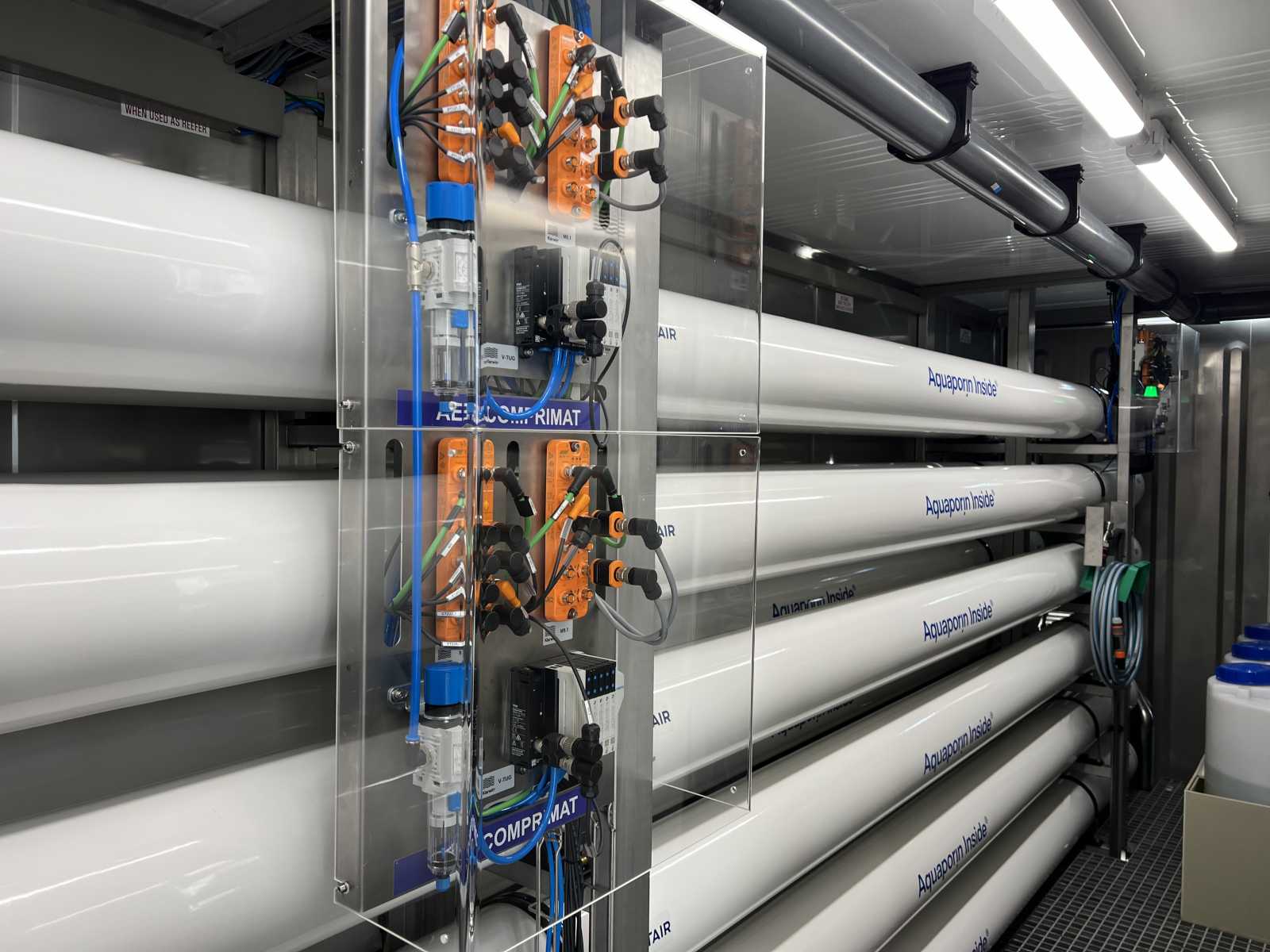 A sótalanító automatikus szerkezet, csak akkor lép működésbe, amikor a Kis-Küküllő sótartalma meghaladja a megengedett értéket | Fotó: Rákóczi Kinga