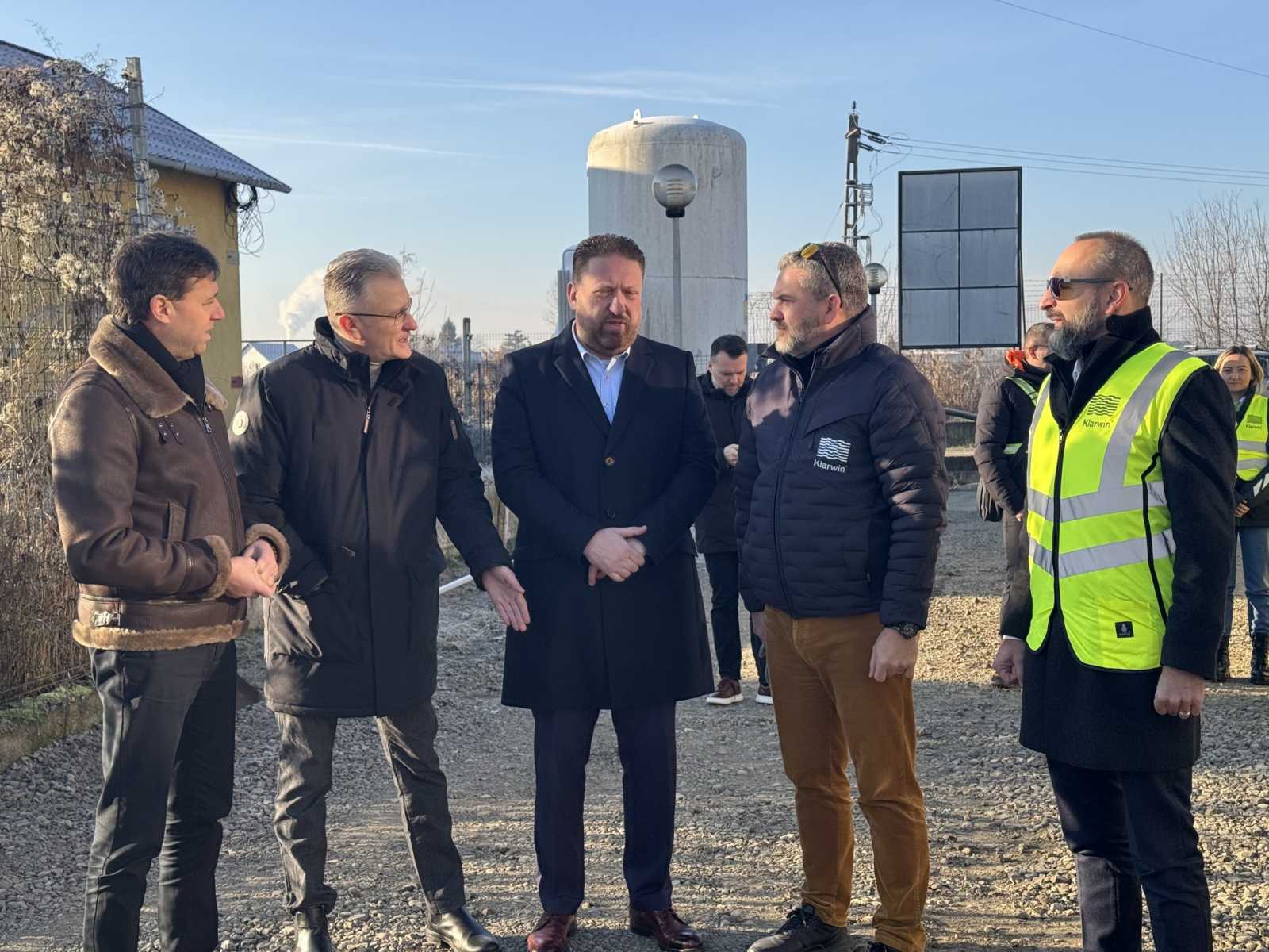 A dicsőszentmártoni vízüzem mellett működő berendezés átadása | Fotó: Maszol