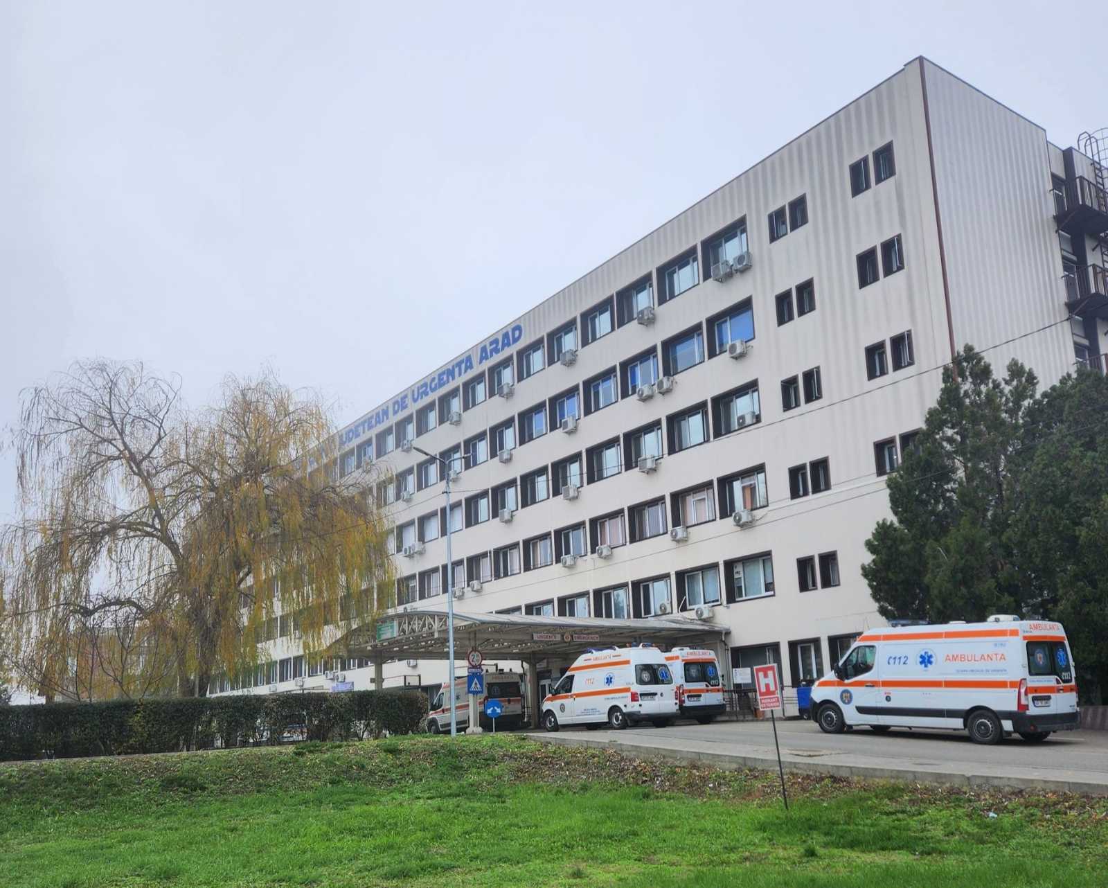 Az aradi kórház főépülete | Fotó: Spitalul Clinic Judetean de Urgenta Arad/Facebook
