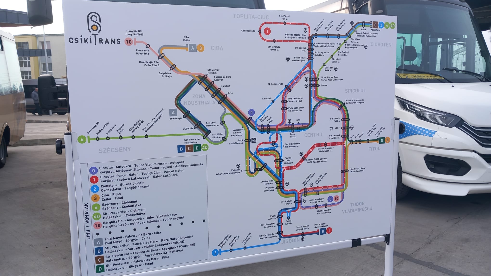 Az új térkép elérhető lesz a közösségi médiában és a Csíki Trans honlapján, illetve a város különböző pontjain | A szerző felvétele