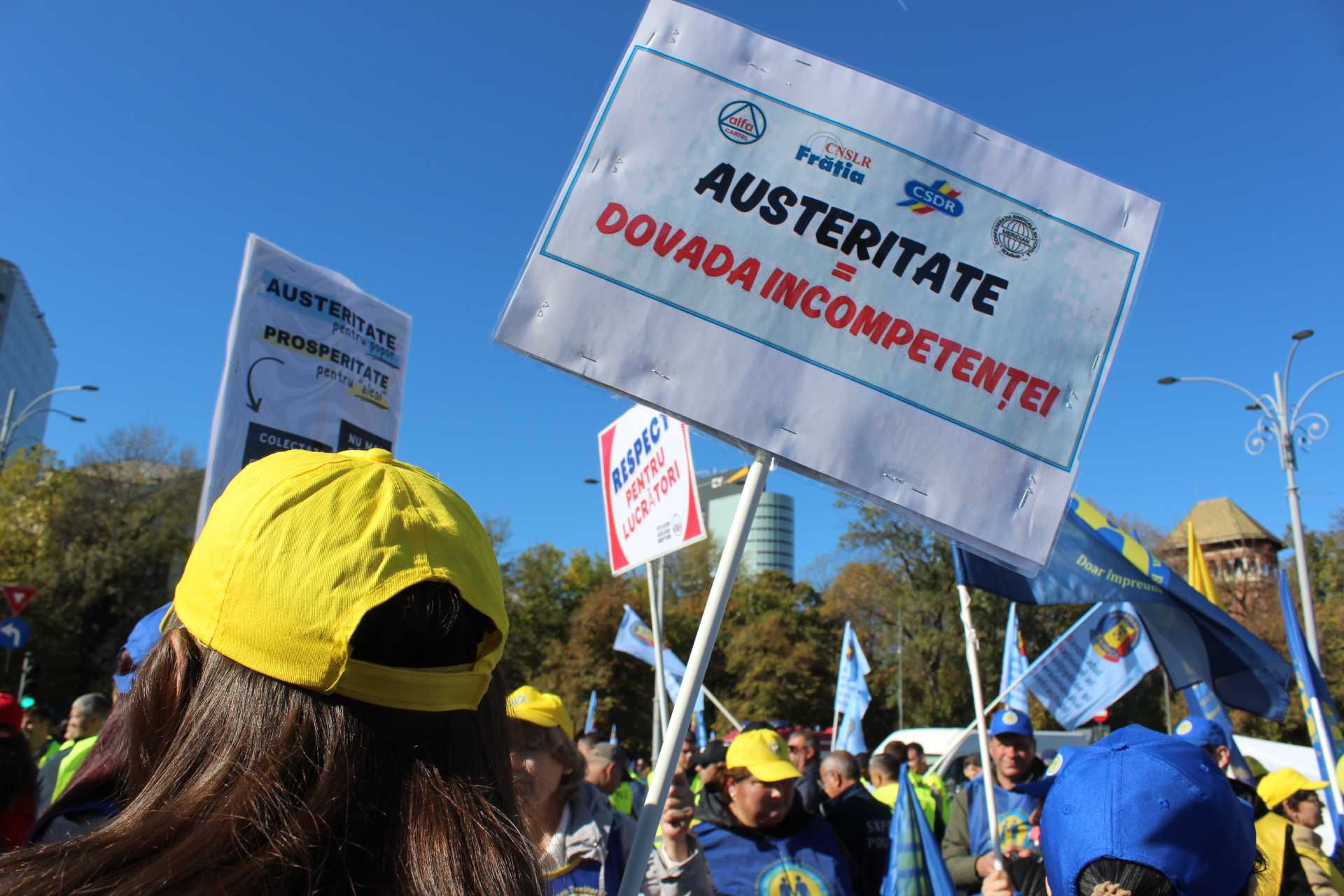 Négy szakszervezet több ezer képviselője készül tüntetni csütörtök délelőtt az államfő közbenjárását követelve. | Korábbi felvétel | Fotó: az Alfa Kartell Szakszervezeti Szövetség Facebook-oldala