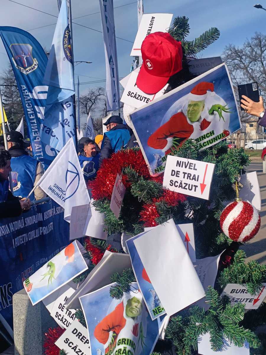 Karácsonyfát is diszítettek. | Fotók: az Alfa Kartell szakszervezet Facebook-oldala