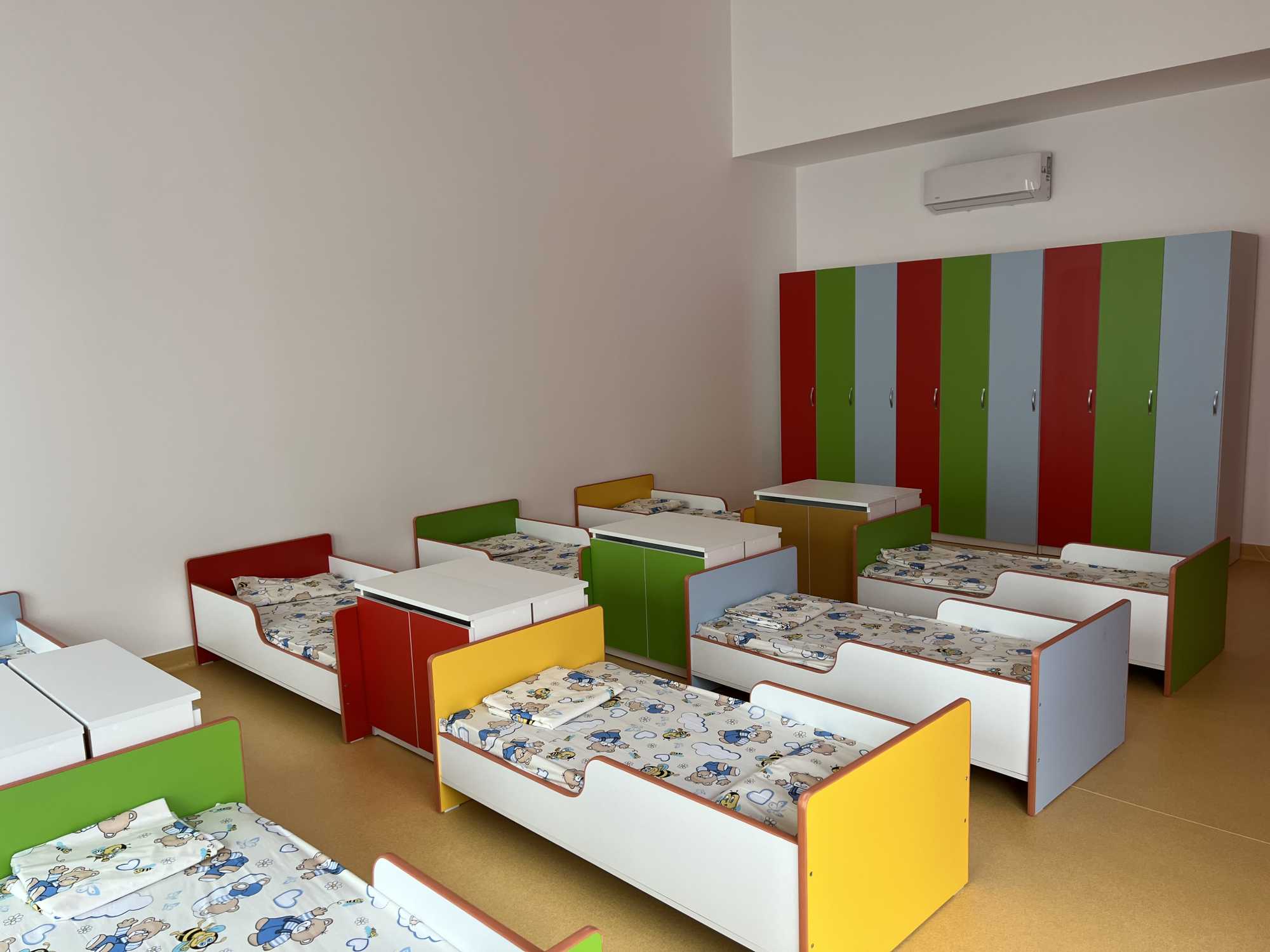 A bölcsődei hálószobák egyike | Fotó: Rákóczi Kinga