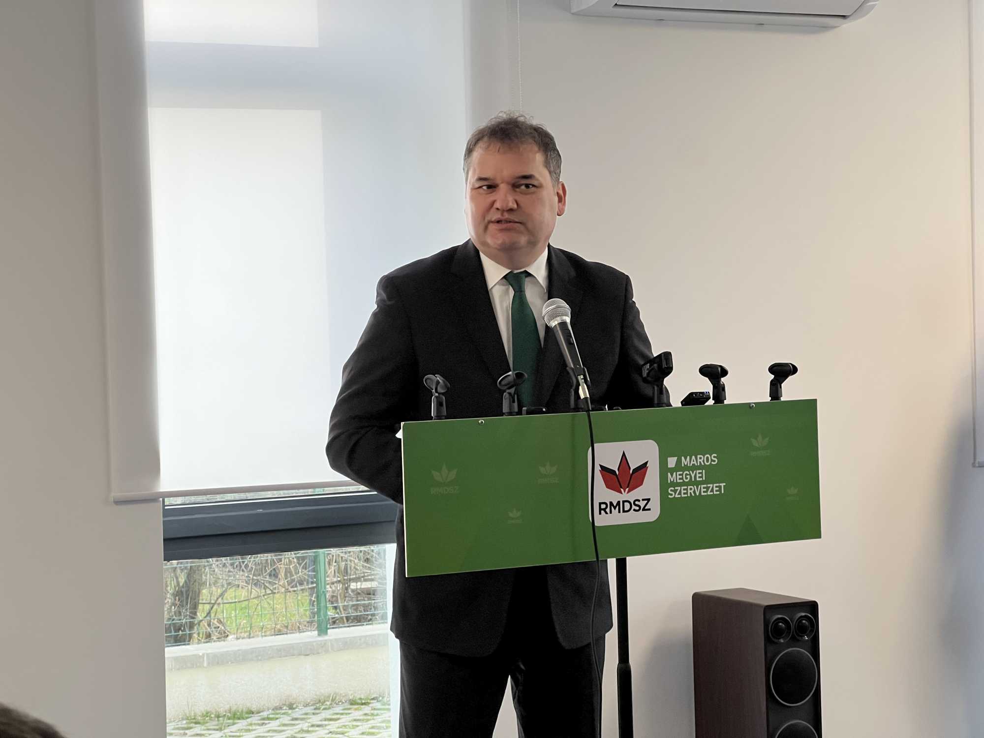 Cseke Attila fejlesztési miniszter a gyulakuti bölcsőde átadásán | Fotó: Rákóczi Kinga