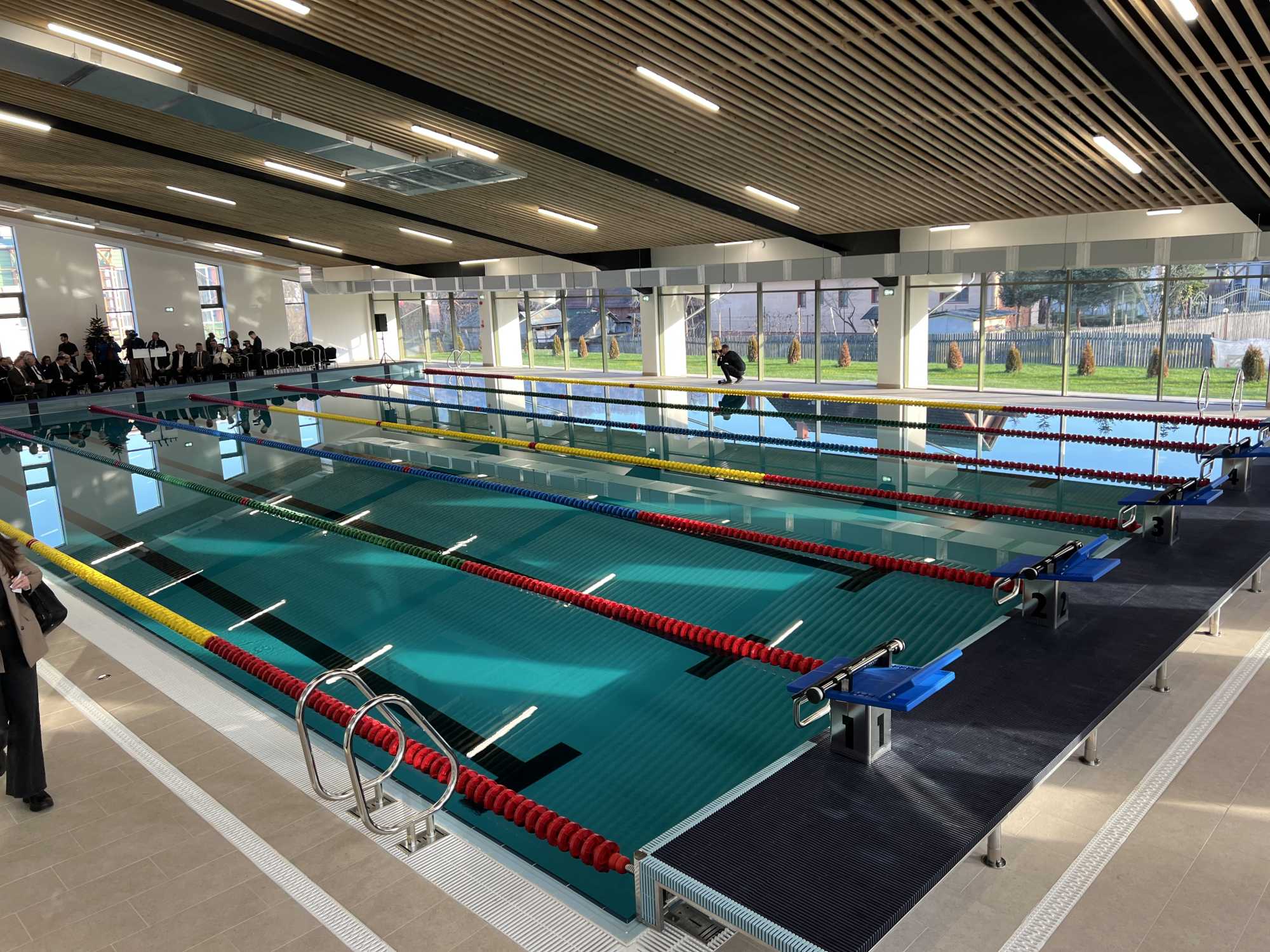 A szovátai tanuszodában edzőterem és lelátó is van | Fotó: Rákóczi Kinga