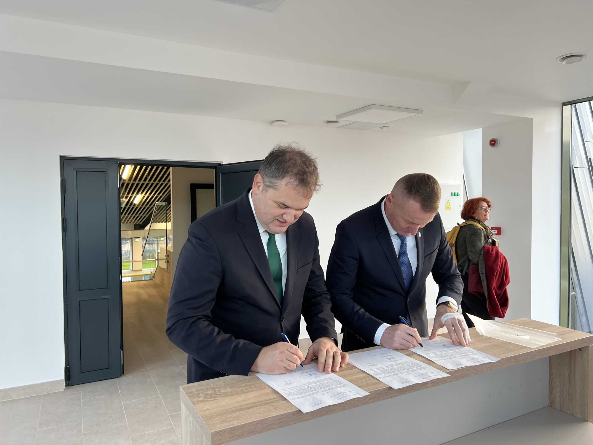 Cseke Attila fejlesztési miniszter és Fülöp László Zsolt | Fotó: Rákóczi Kinga