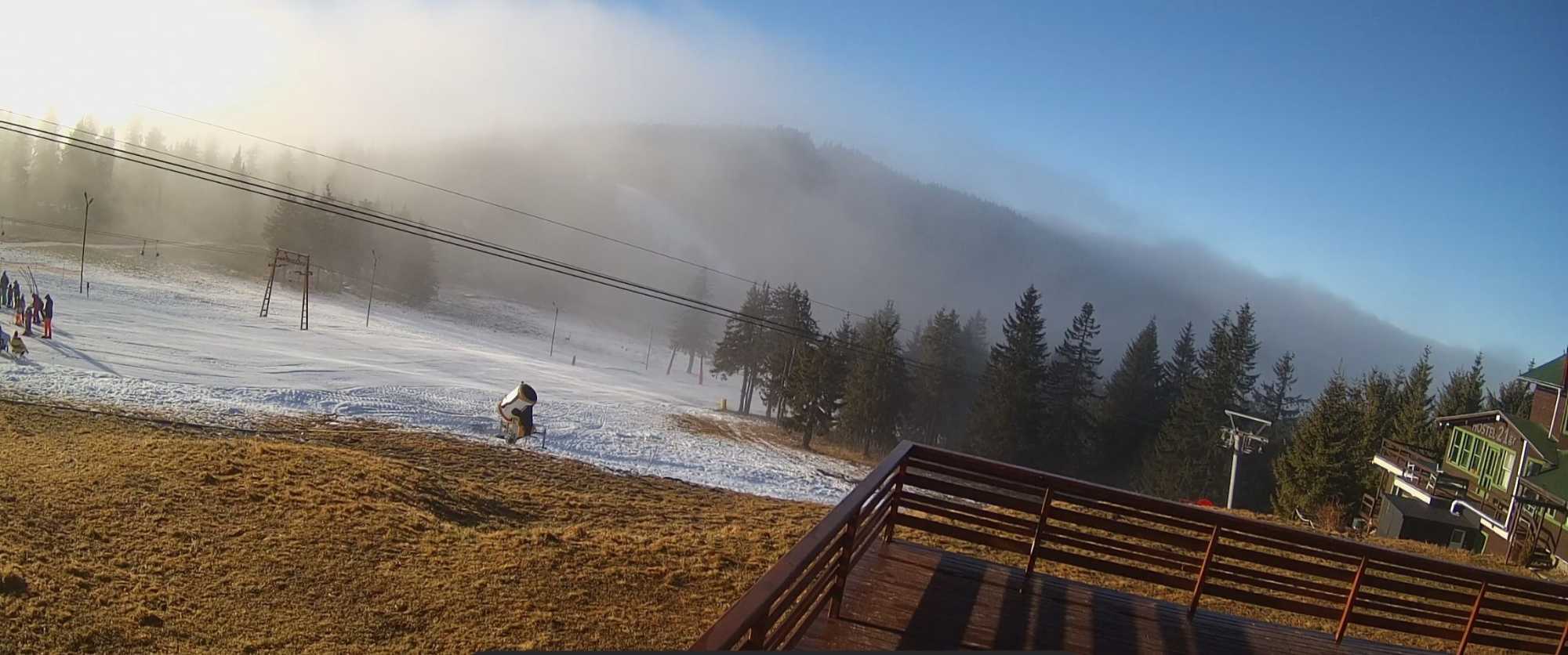 Hol volt, hol nem volt hó, jelenleg leginkább nincs. | Fotó: MadarasiHargita síközpont.