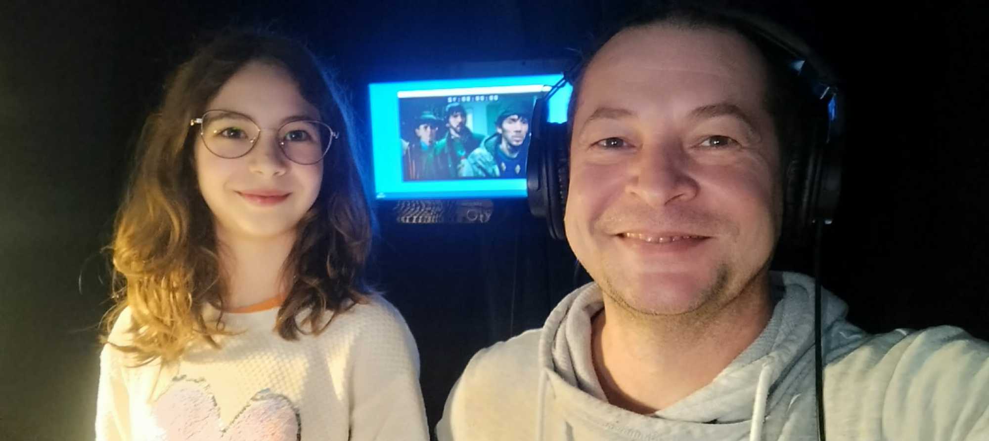 Nagy Csongor Zsolt és lánya, Fruzsi adták a főszereplők hangját | Fotó: Nagy Csongor Zsolt