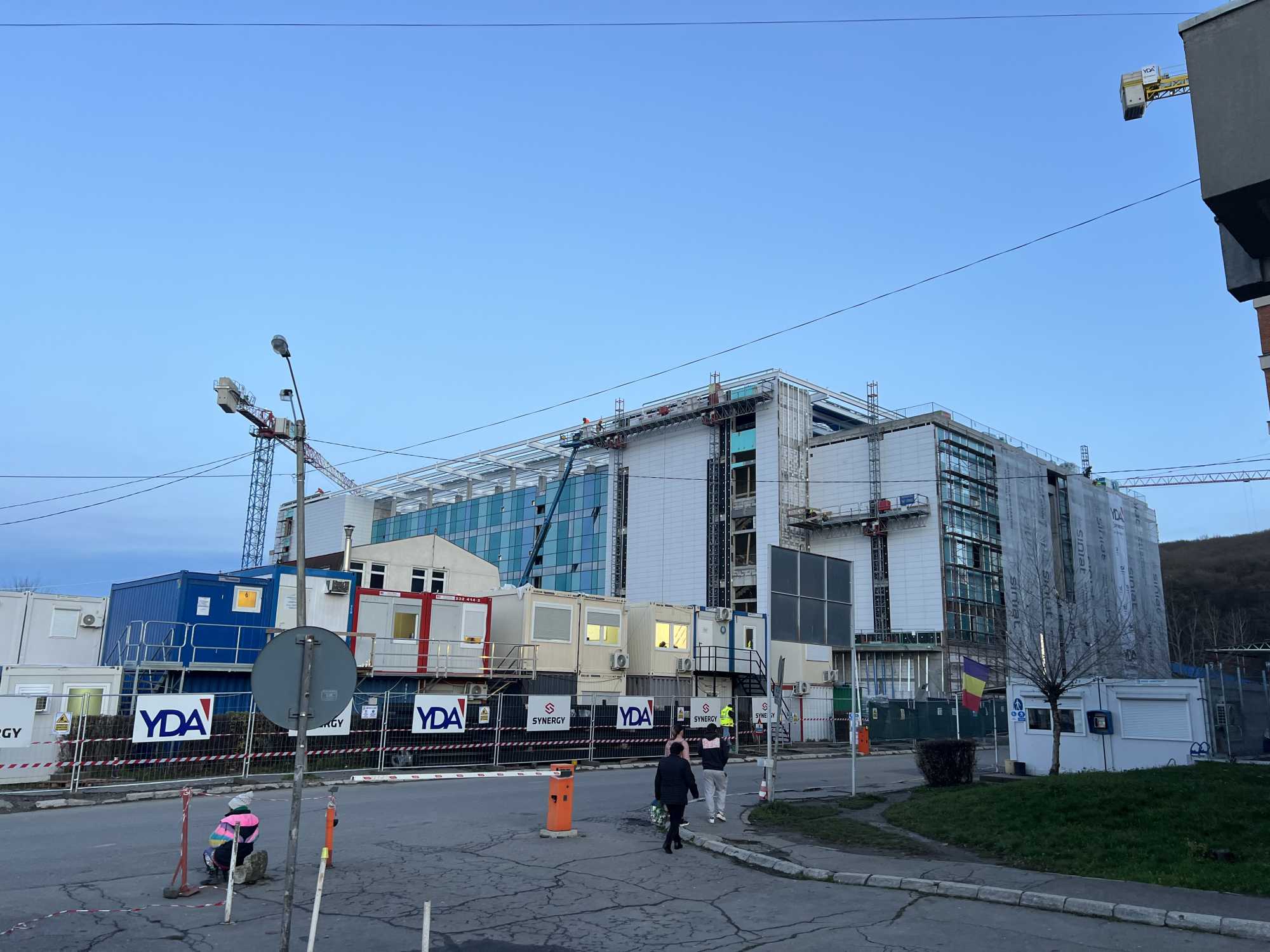 Épül a marosvásárhelyi égési sérültek központja | Fotó: Rákóczi Kinga