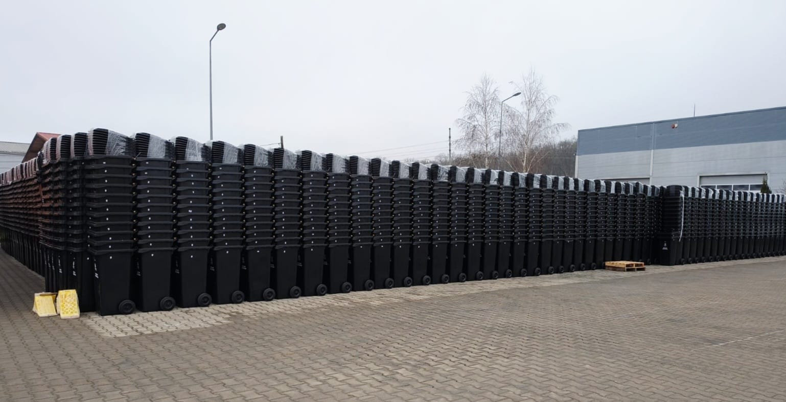 Megkezdődött az új kukák kiszállítása | Fotó: Marosvásárhely Polgármesteri Hivatala