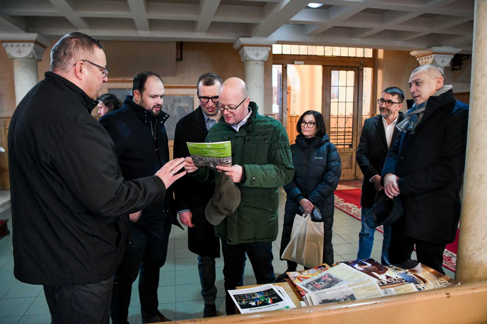 A helyi vezetők számoltak be az államtitkárnak a legfontosabb célokról | Fotó: Czinzel László