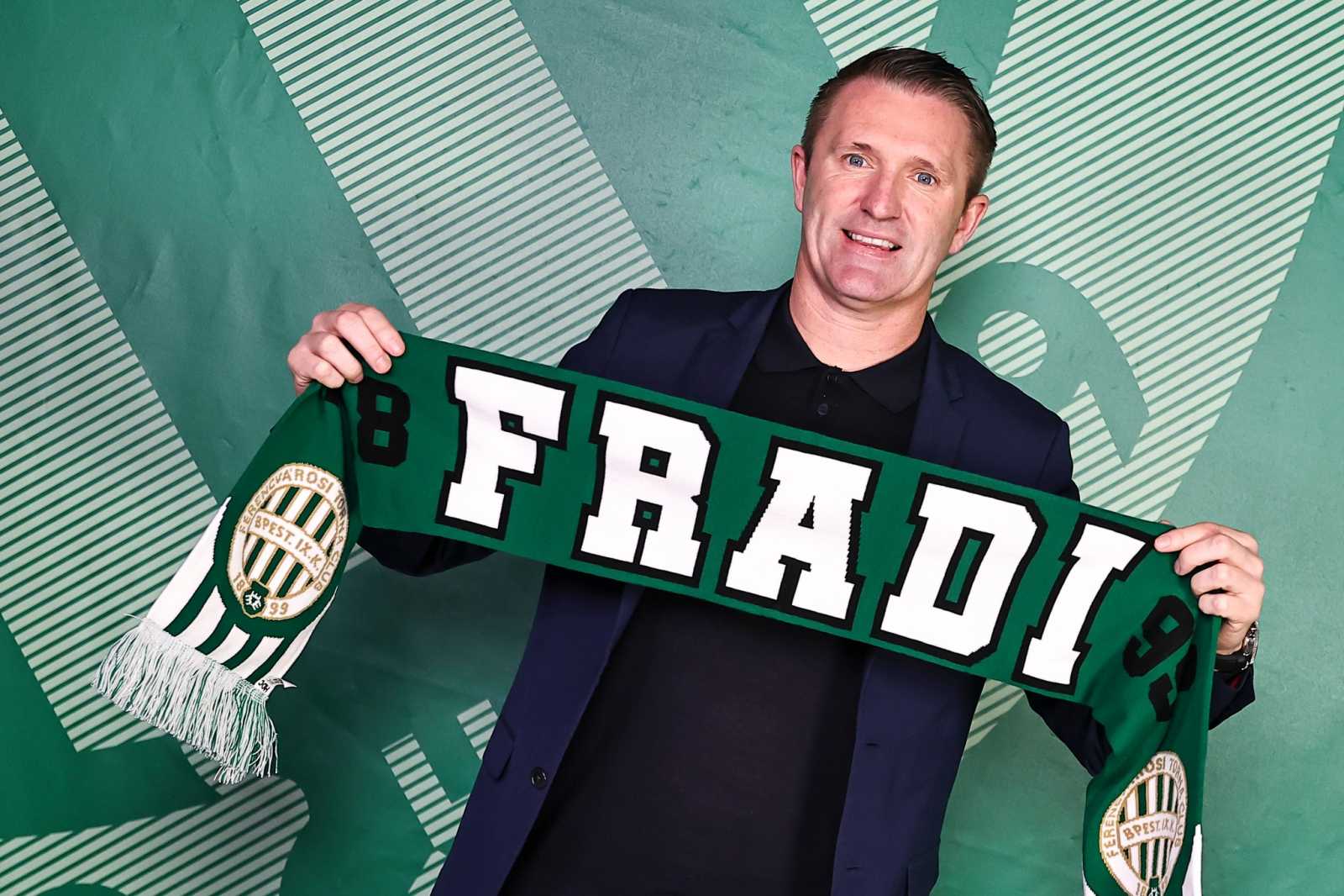 Robbie Keane-t köszöntötte hétfőn a Fradi | Fotó: Ferencváros/Facebook