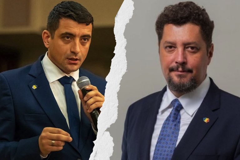 George Simion és Claudiu Târziu az AUR első és második embere |Fotó: a politikusok Facebook oldala