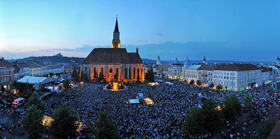 Kolozsvár. A nagyobb rendezvények óriási tömegeket vonzanak |Fotó: Visit Romania