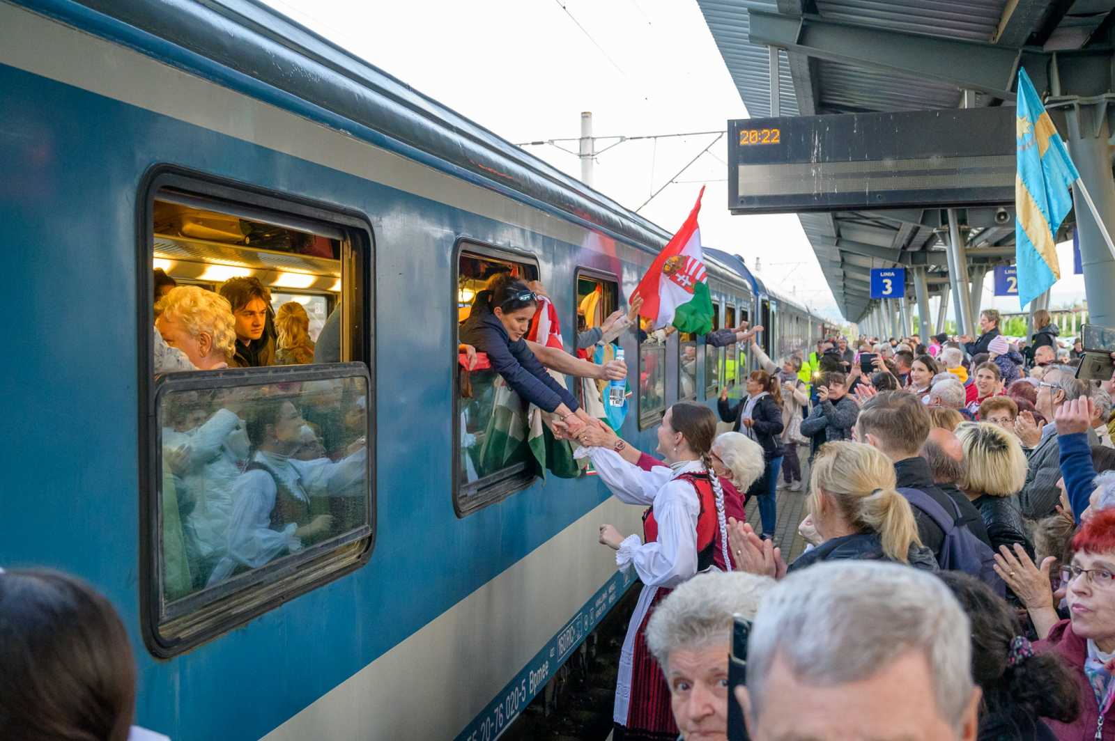 Összesen 26 percet áll majd a vonat Sepsiszentgyörgyön | Fotó: Sepsiszentgyörgy Önkormányzata