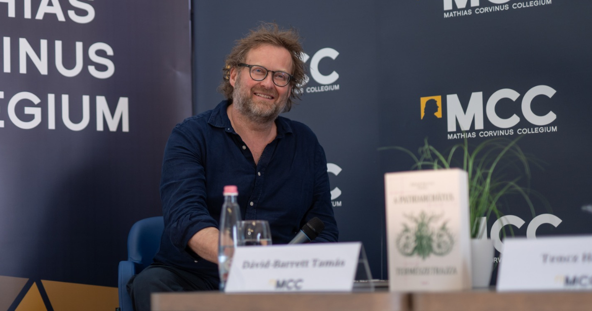 Dávid-Barrett Tamás evolúciós viselkedéskutató szerint elindultunk a matriarchátus felé. Fotó: MCC Pécs Facebook-oldala