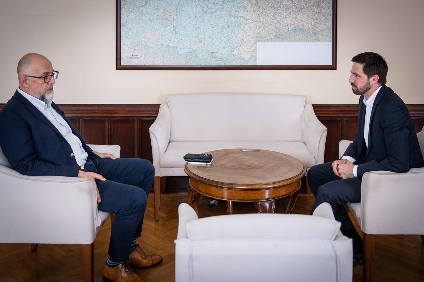 Kelemen Hunor és Magyar Levente Budapesten egyeztetett Fotó: Magyar Levente Facebook oldala 