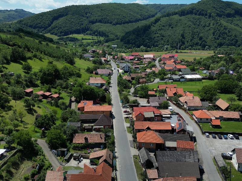 Parajd madártávlatból | Fotó forrása: Hargita Megye Tanácsa