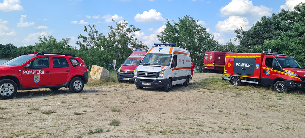 A hatóságok nagy erőkkel vonultak ki a helyszínre | Fotó: ISU Satu Mare