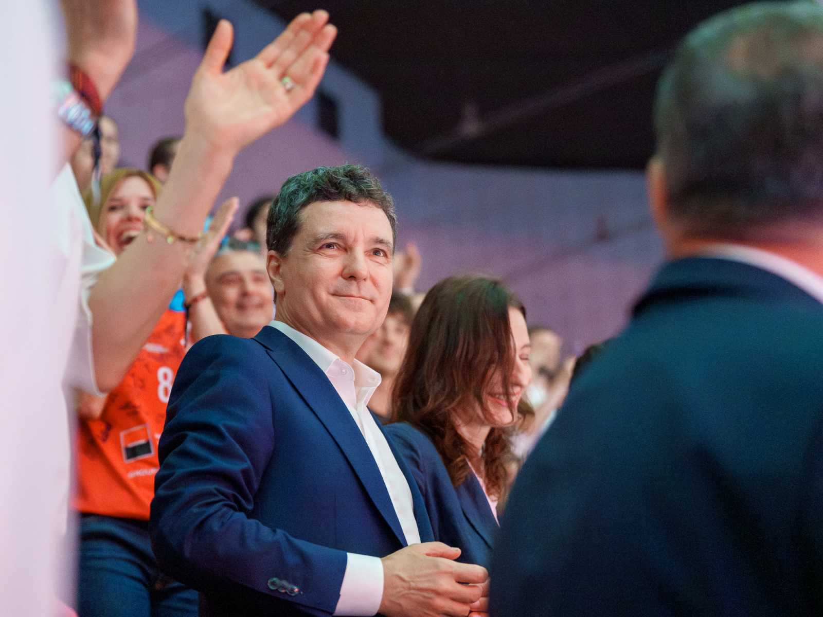 Az államfő a Neagu sportgálán vasárnap. | Fotó: presidency.ro