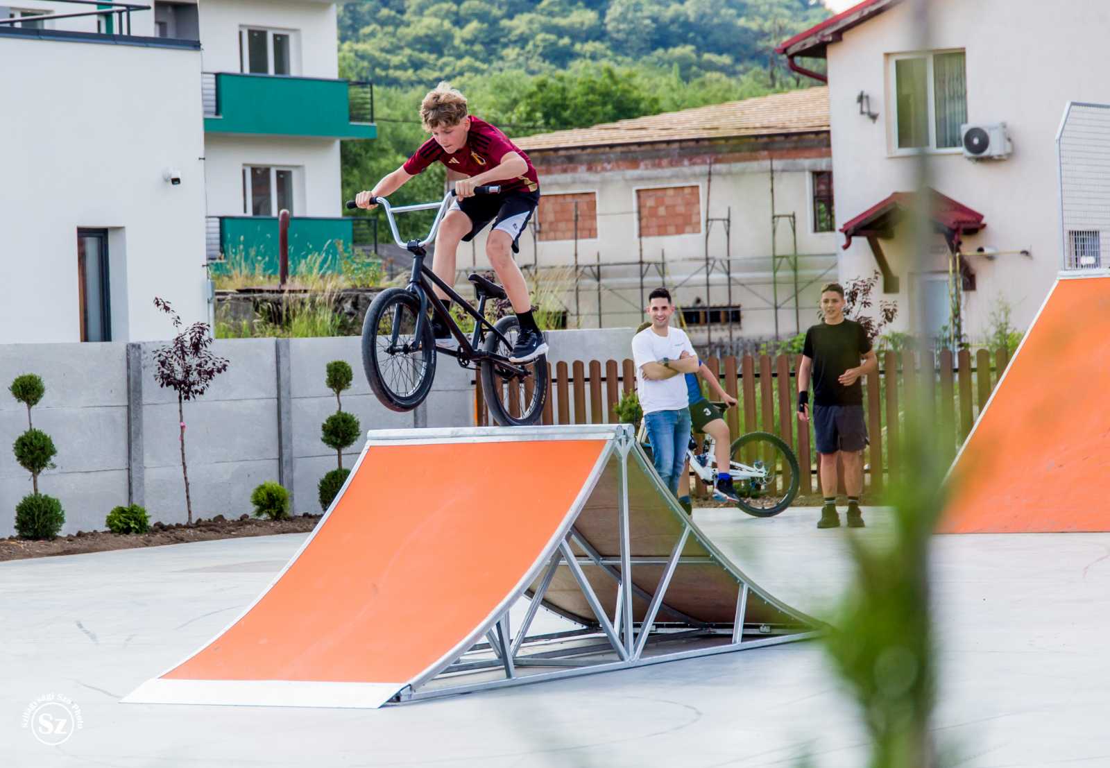 A város meglepetésnek szánta a skate parkot, de nem lehetett titokban tartani az építést | Fotó: Kulcsár Mária