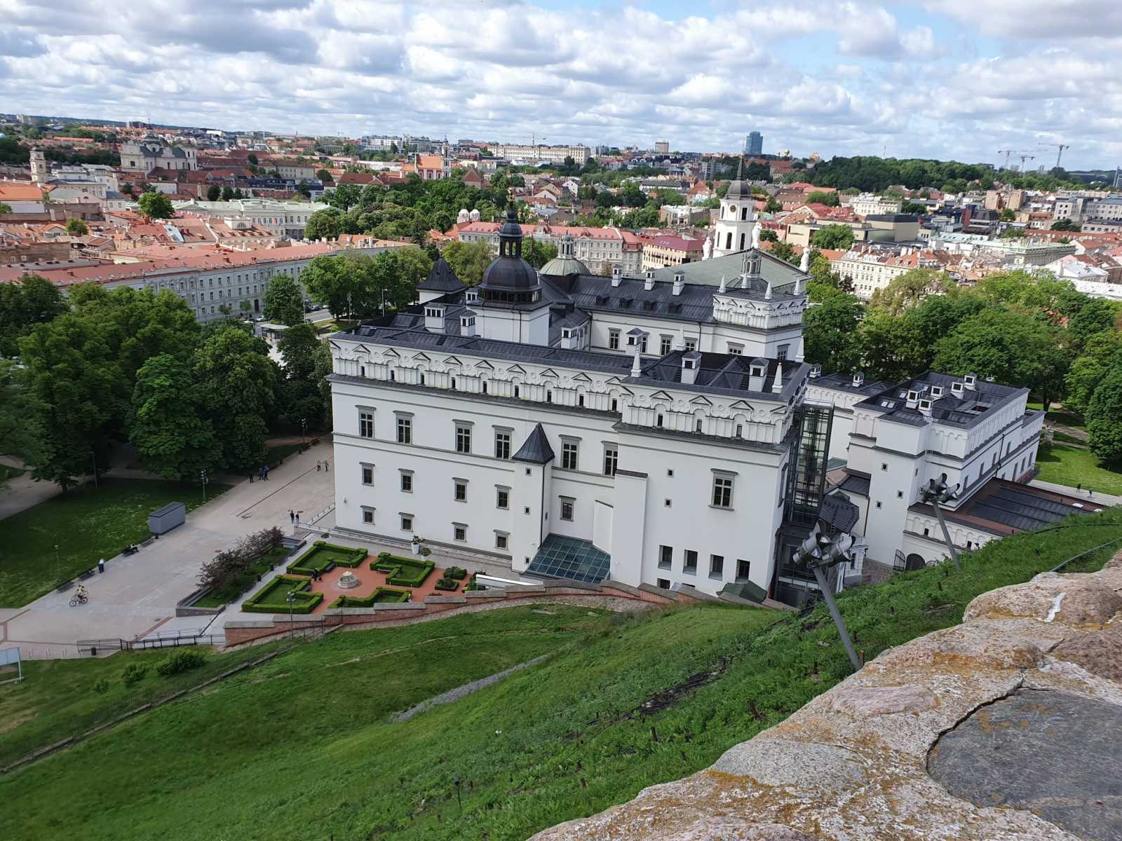 Vilnius látképe a Gediminas dombról | A szerző felvétele