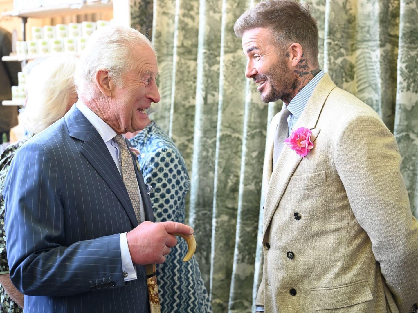 III. Károly és David Beckham | Fotó: Facebook/David Beckham