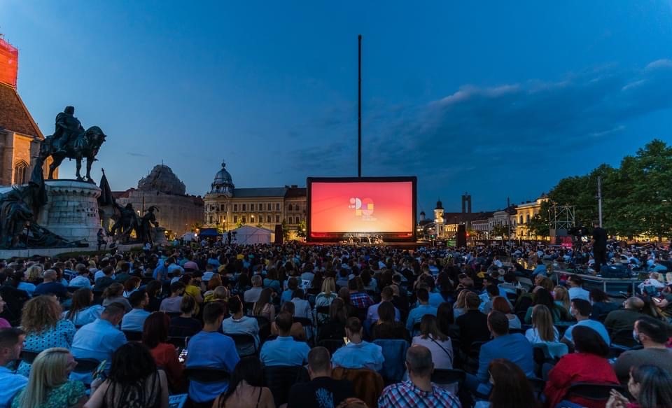 Kolozsvár főterén került sor az ünnepélyes megnyitóra | Fotó: Facebook/TIFF