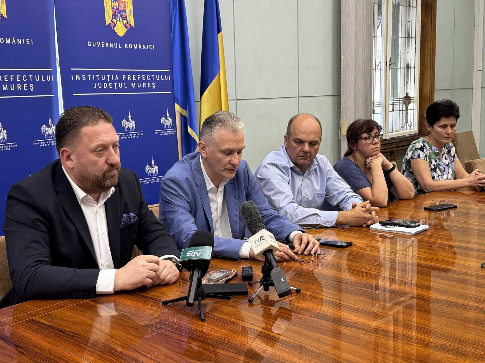 Barabási Antal Szabolcs, Maros megye prefektusa, Sipos Levente az Aquaserv Rt. igazgatója, Székely Annamária, a Maros Megyei Környezetvédelmi Őrség igazgatója, |Fotó: Maszol