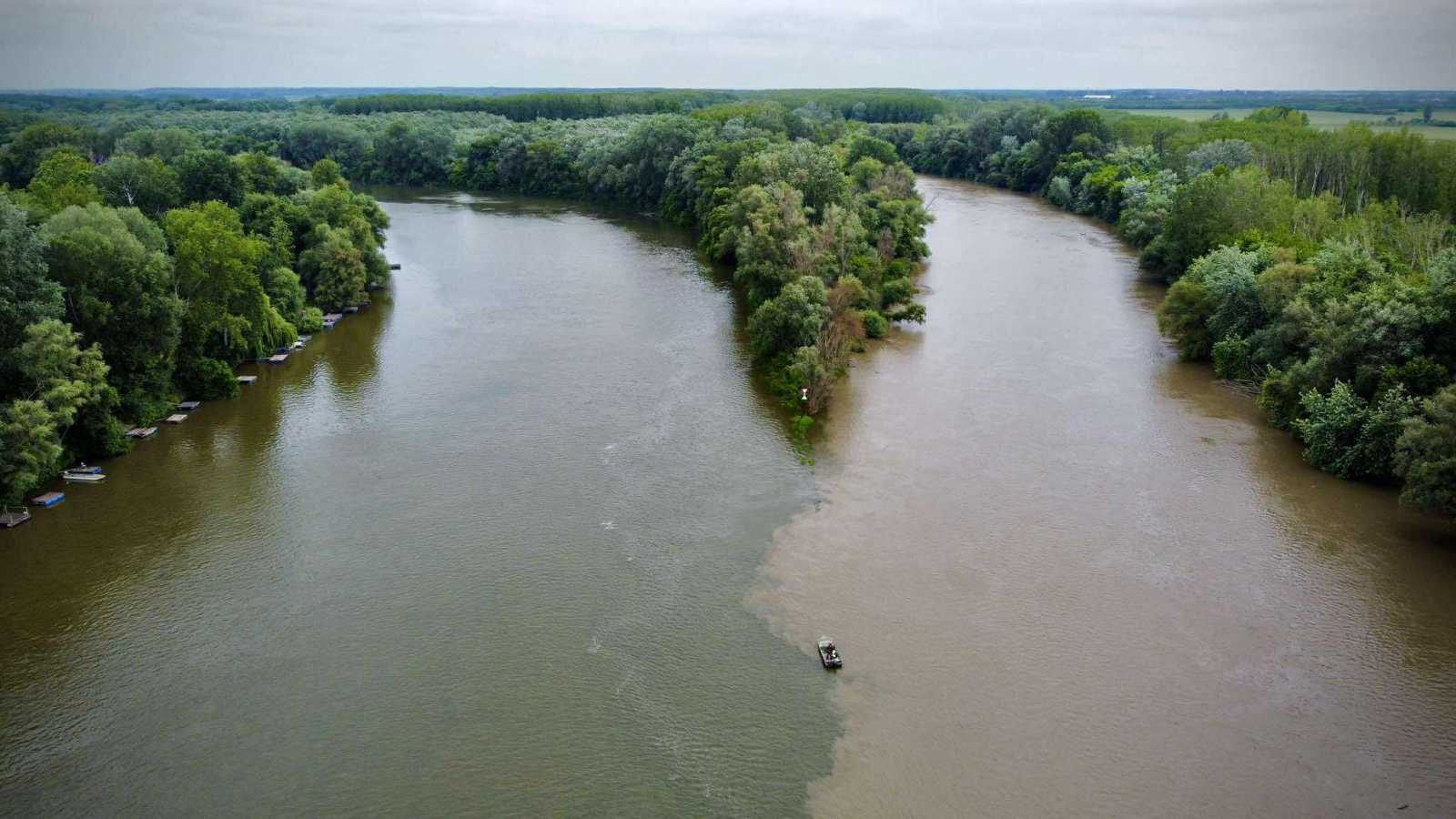 A Tisza és a Maros találkozása Szegednél | Fotó: Szeged365