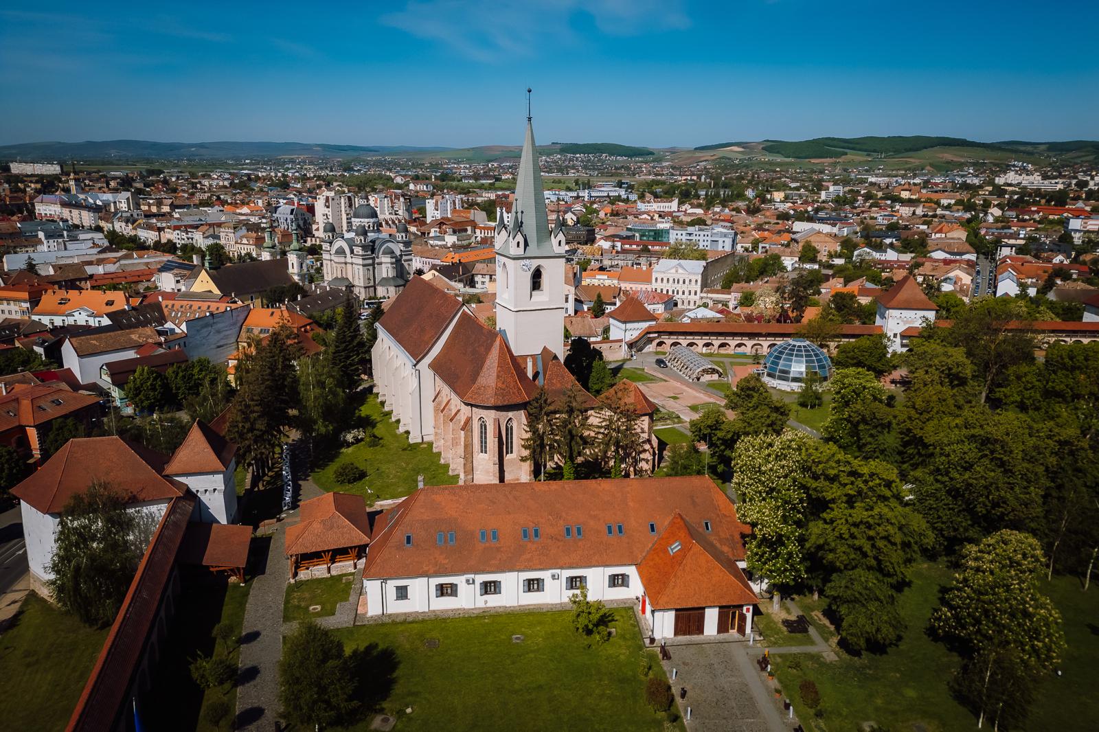 Marosvásárhely madártávlatból. Az egészséges városi környezet szempontjából Románia legjobban teljesítő városává vált | Fotó: Mariș Cristian Daniel 