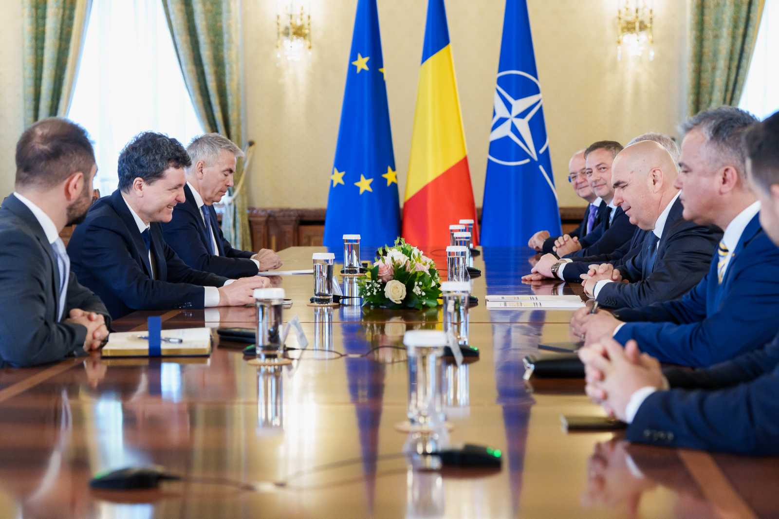 Nicușor Dan kitartott a választási kampányban képviselt álláspontja mellett, miszerint nem fogadja el a fogyasztási adók emelését Fotó: Presidency.ro