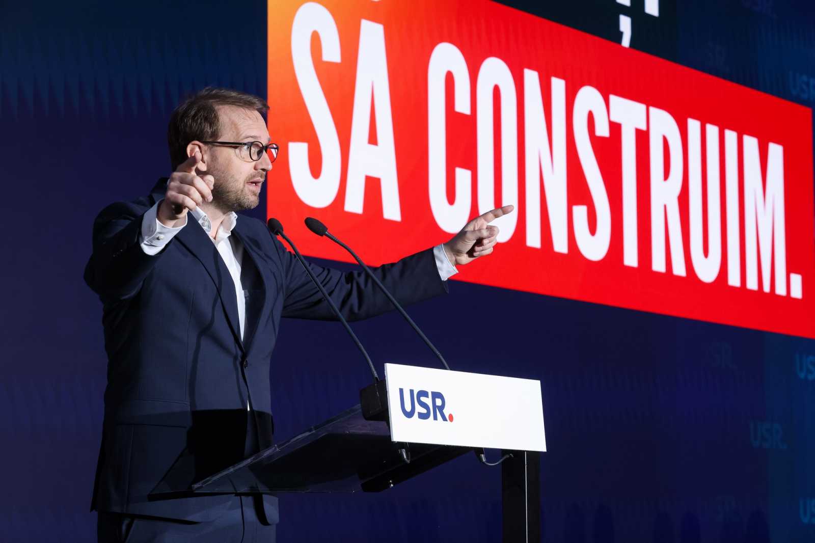 Dominic Fritz, az USR elnöke | Fotó: a párt Facebook oldala   