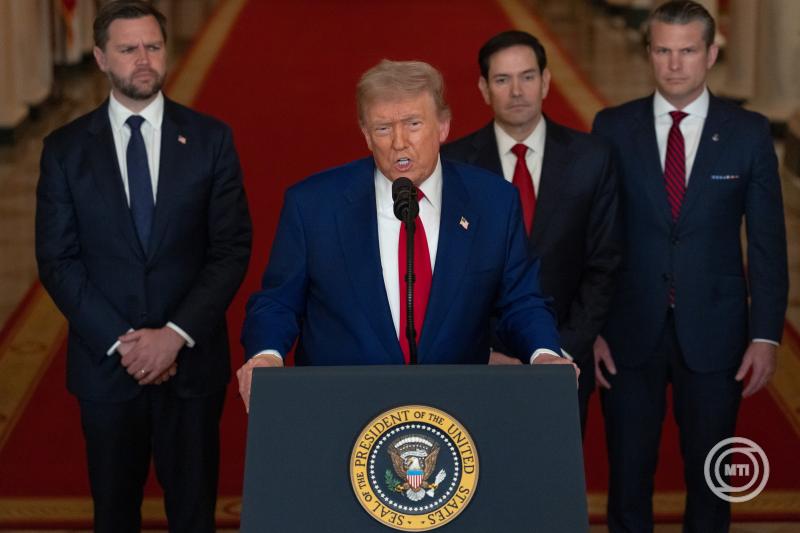 Donald Trump: az amerikai egyesült államok légicsapást mért Iránra | Fotó: MTI