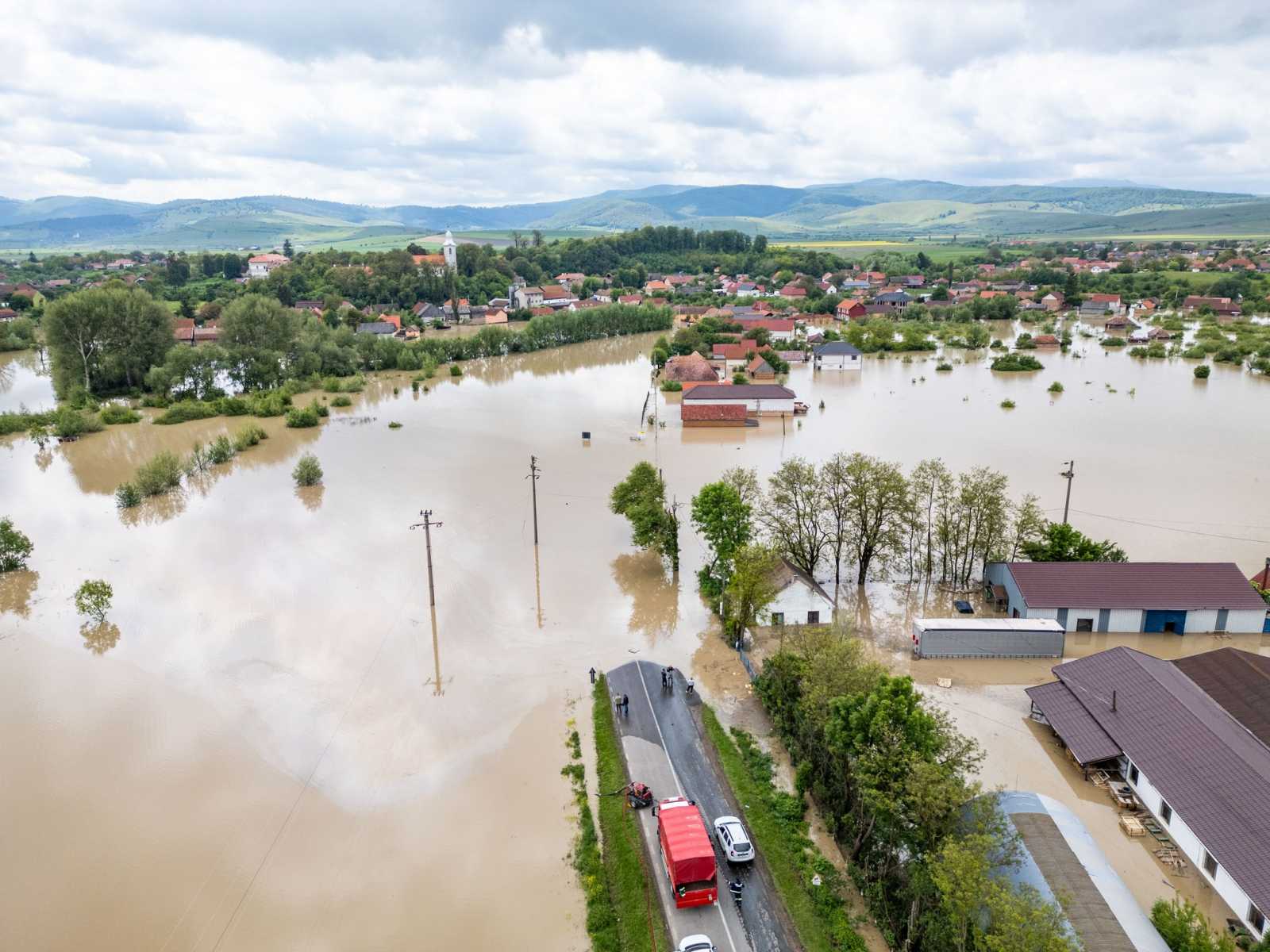 Nagyborosnyó az árvíz idején | Fotók: Kocsis B. János