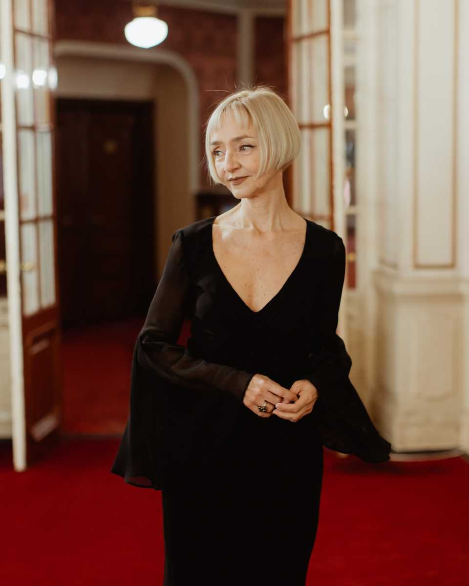 A portugál színésznő, Maria de Medeiros.
