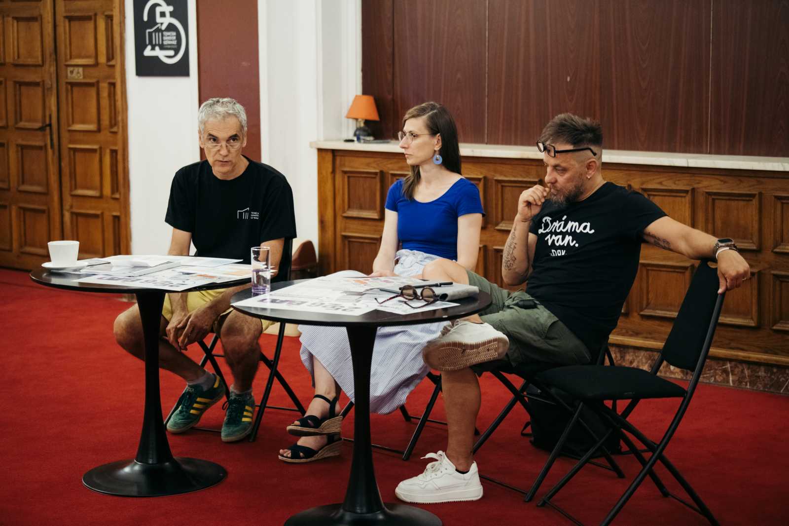A színház már vezetése készül az átrendeződésre | Fotó: Tomcsa Sándor Színház